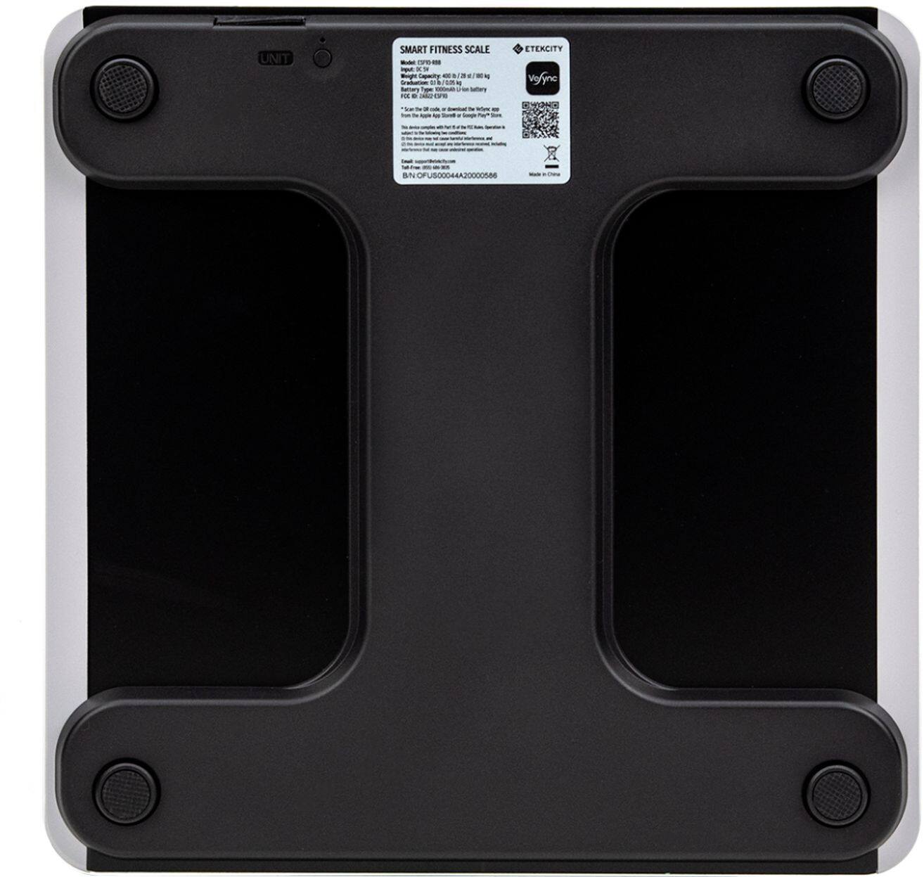 Alt View 13. Etekcity - Etekcity Smart Fitness Scale - Black.