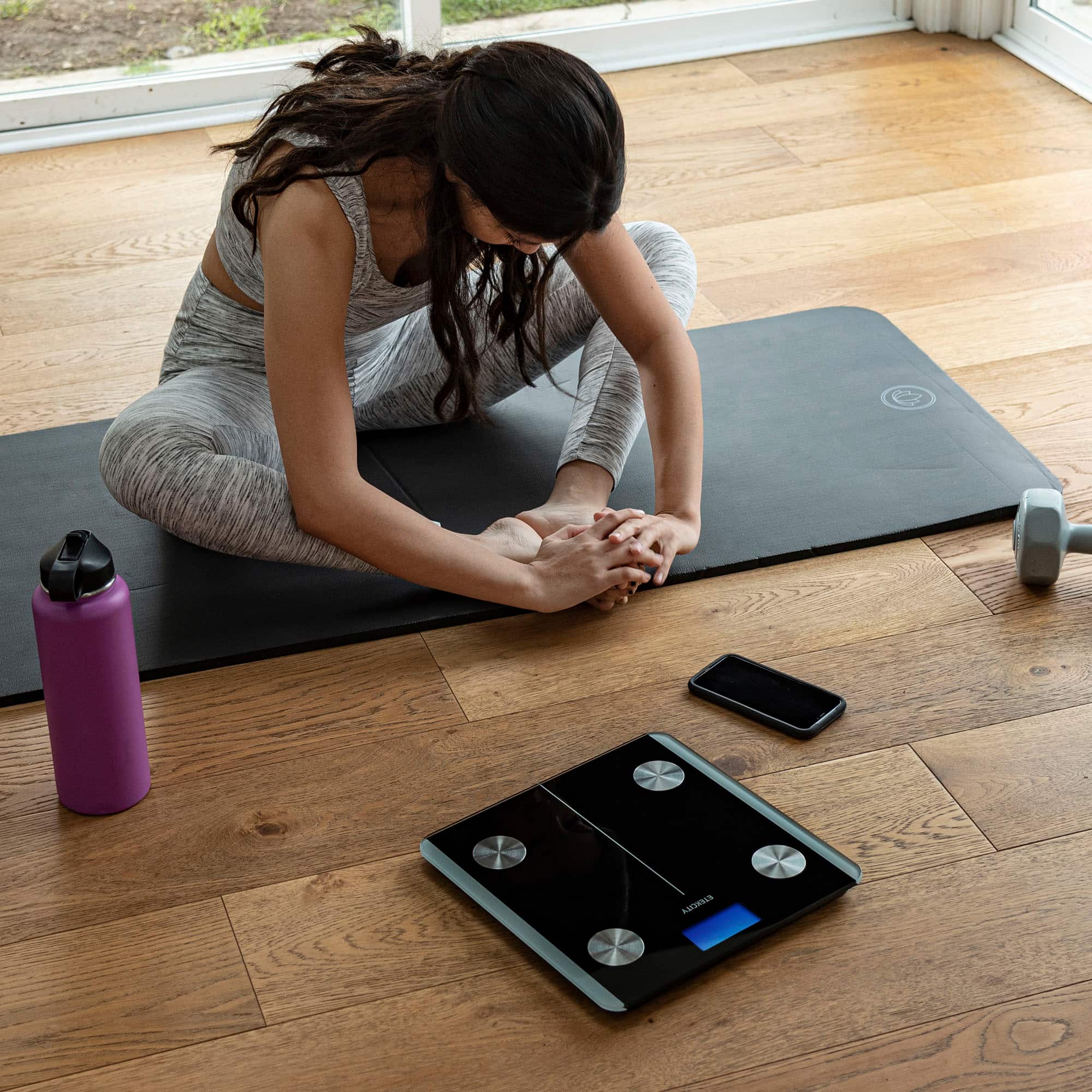 Alt View 16. Etekcity - Etekcity Smart Fitness Scale - Black.