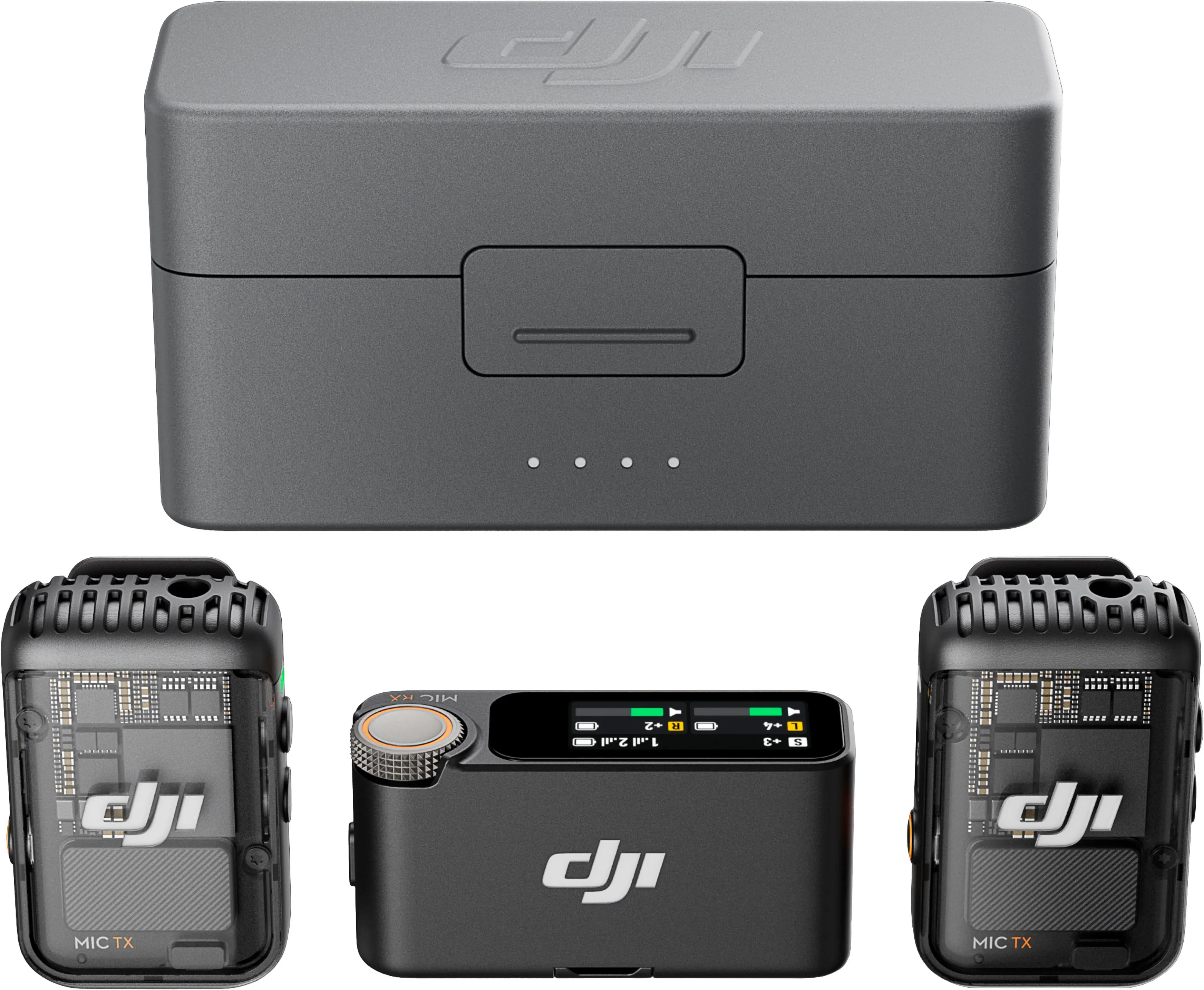 DJI - Mic 2 Wireless Omnidirectional Microphone System - Black