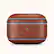 Front. Bluebonnet - Leather AirPods Pro Case - Brown.
