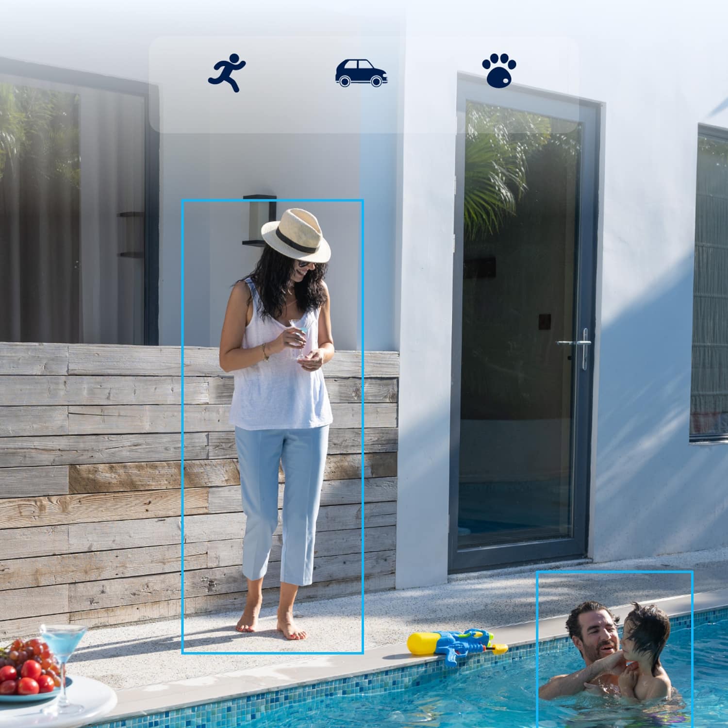 Alt View 39. Reolink - Reolink Argus Series B360 Outdoor 4K Security Camera with 64GB MicroSD, Solar Panel charged Battery & Color Night Vision - White.