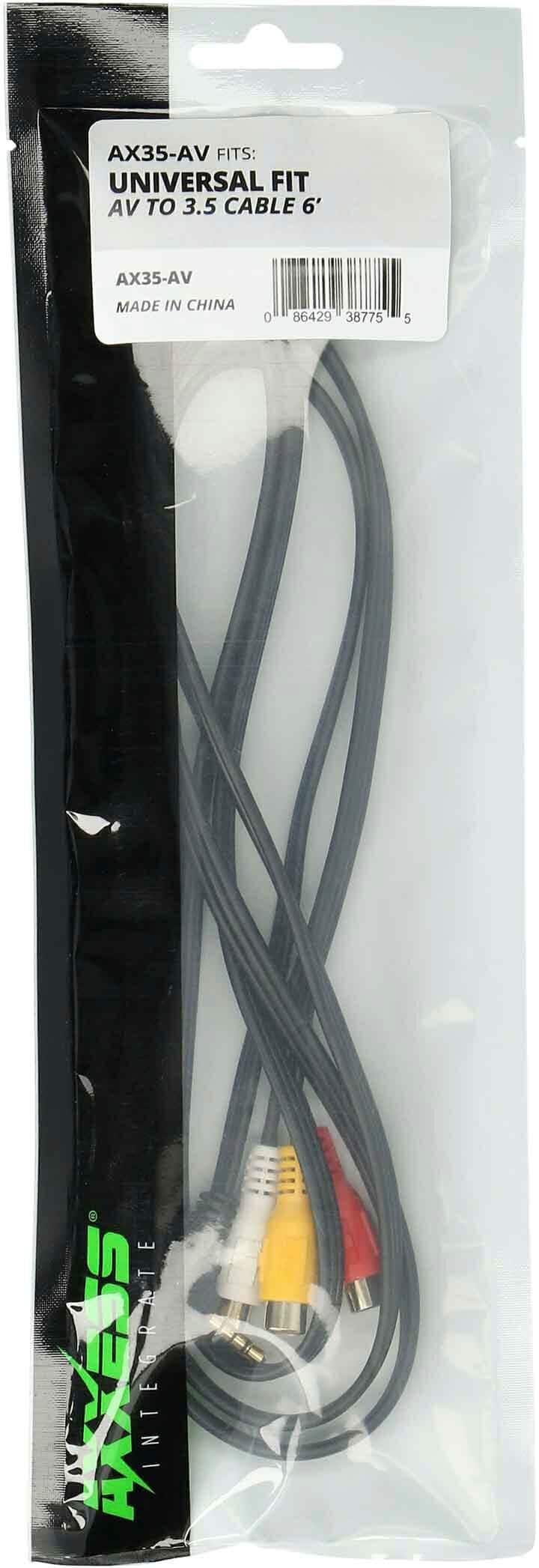 Alt View 11. AXXESS - 6' A/V to 3.5mm Cable Interface - Multi.