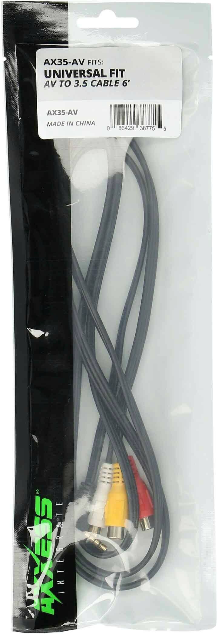 Alt View 11. AXXESS - 6' A/V to 3.5mm Cable Interface - Multi.