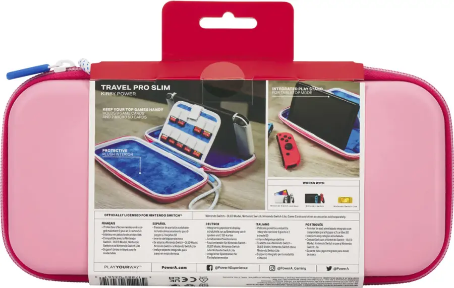 PowerA Slim Travel Pro Case for Nintendo Switch OLED Model