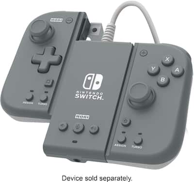 Hori Split Pad Compact Attachment Set for Nintendo Switch Slate Hori Split Pad Compact Attachment Set for Nintendo Switch Slate