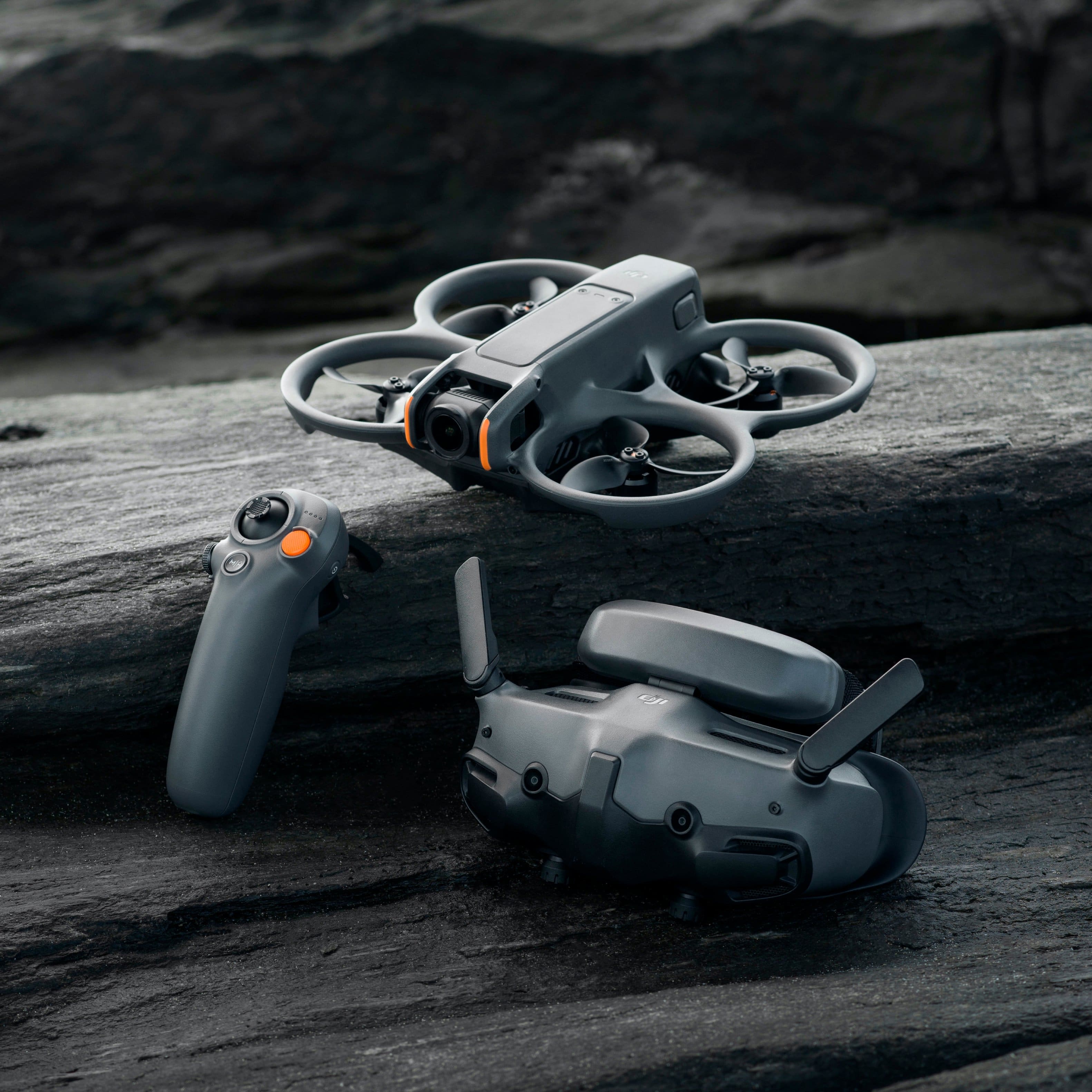 Alt View 16. DJI - Avata 2 Fly More Combo Drone (Single Battery) - Gray.