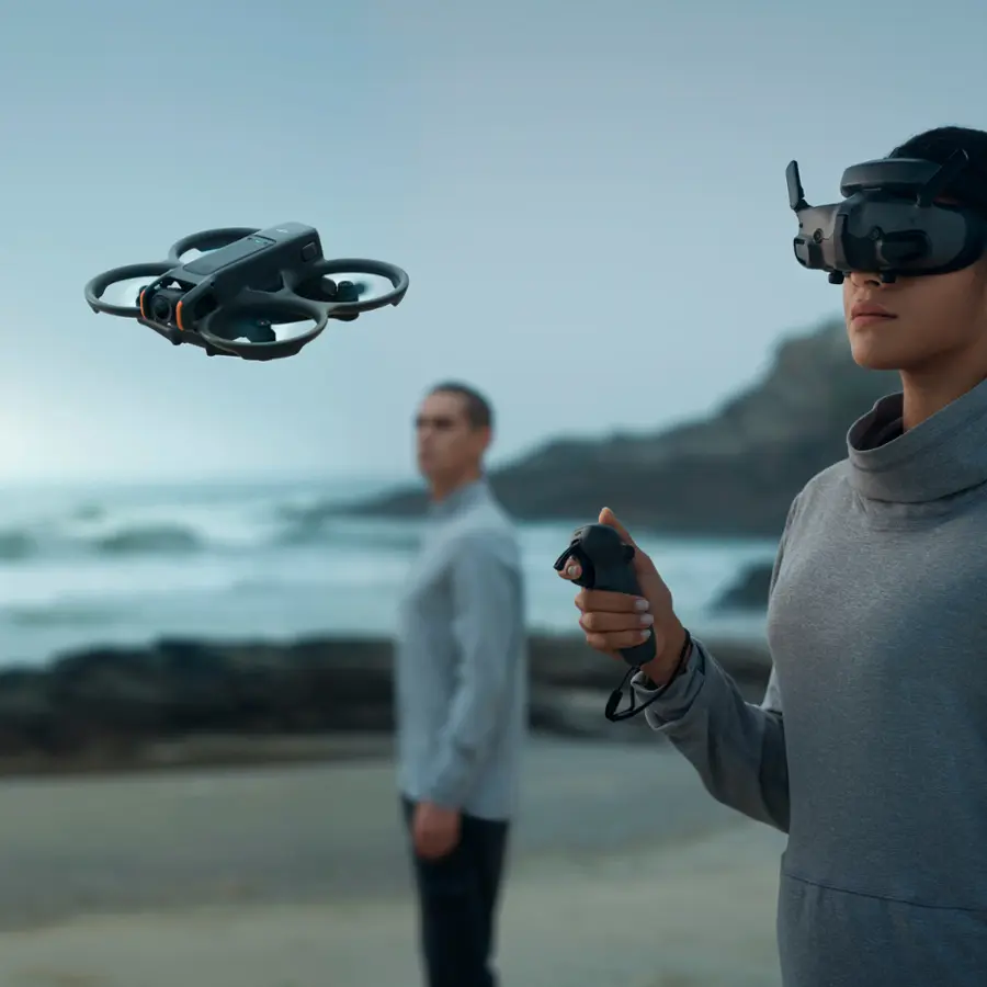 Alt View 17. DJI - Avata 2 Fly More Combo Drone (Single Battery) - Gray.