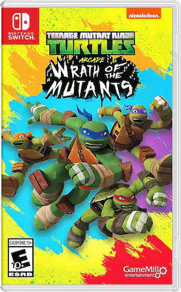 Front. GameMill Entertainment - TMNT Arcade: Wrath of the Mutants. - E10+ (Everyone 10+)