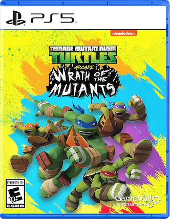 Front. GameMill Entertainment - TMNT Arcade: Wrath of the Mutants. - E10+ (Everyone 10+)