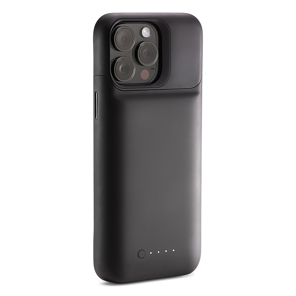 Front. mophie - mophie Juice Pack iPhone 15 Pro Max - Black.