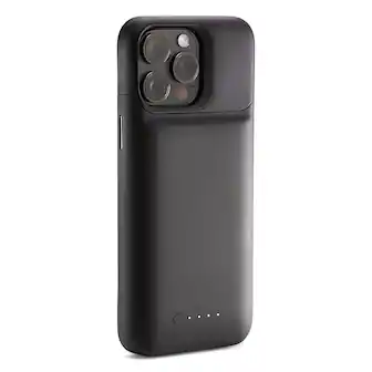 Front. mophie - mophie Juice Pack iPhone 15 Pro Max - Black.