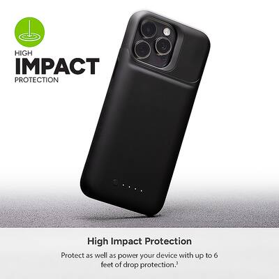 Mophie Juice Pack Case for iPhone 15 Pro Max - Black Mophie Juice Pack Case for iPhone 15 Pro Max - Black
