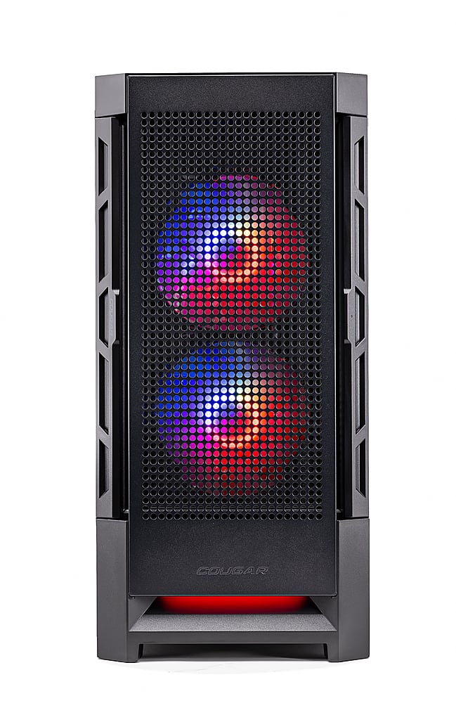 Alt View 4. Skytech Gaming - BLAZE 4 Mini Gaming PC – Intel Core i5-14400F – 16GB Memory – NVIDIA RTX 4060 – 1TB NVMe SSD - Black.