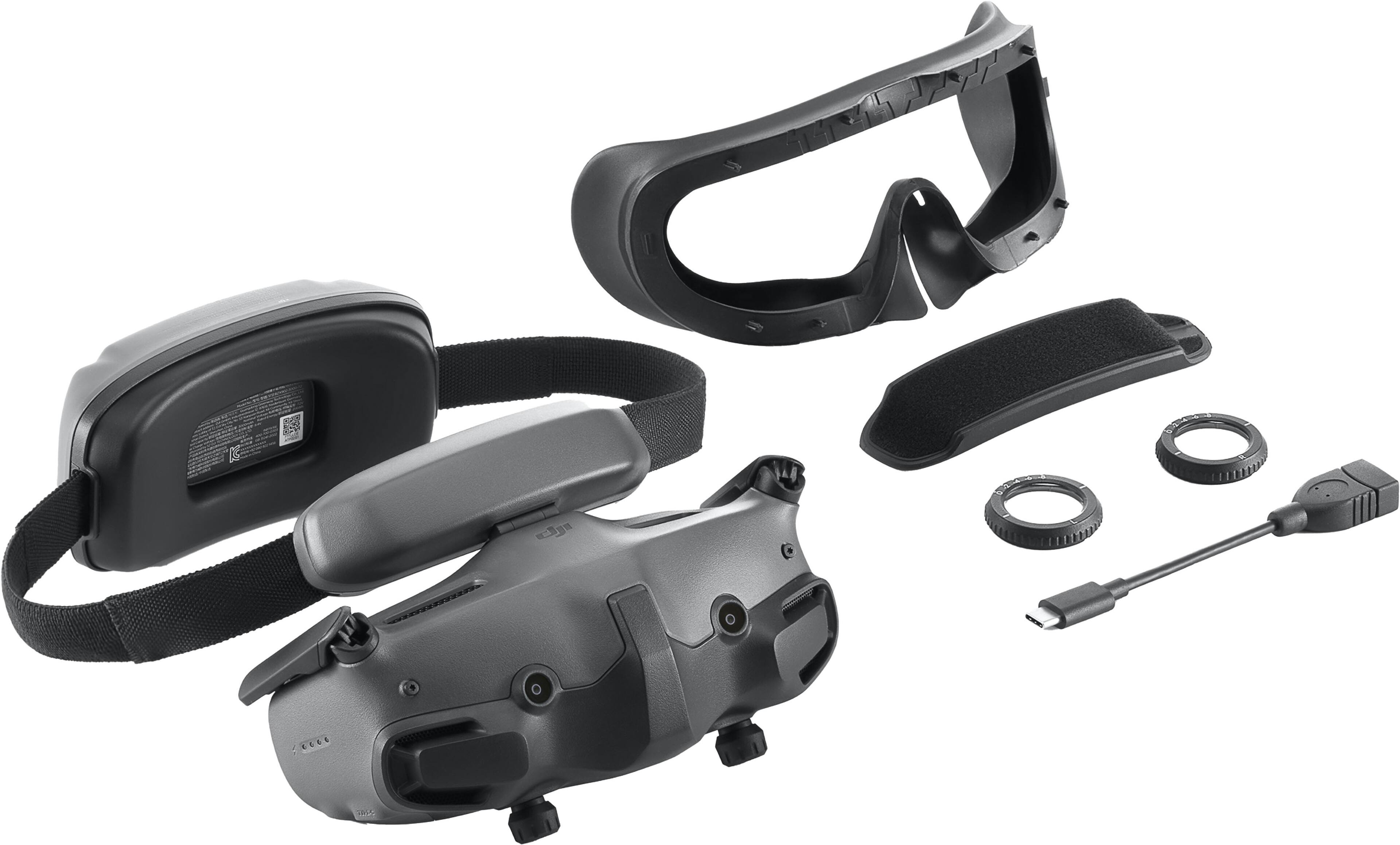 Alt View 15. DJI - Goggles 3 - Gray.