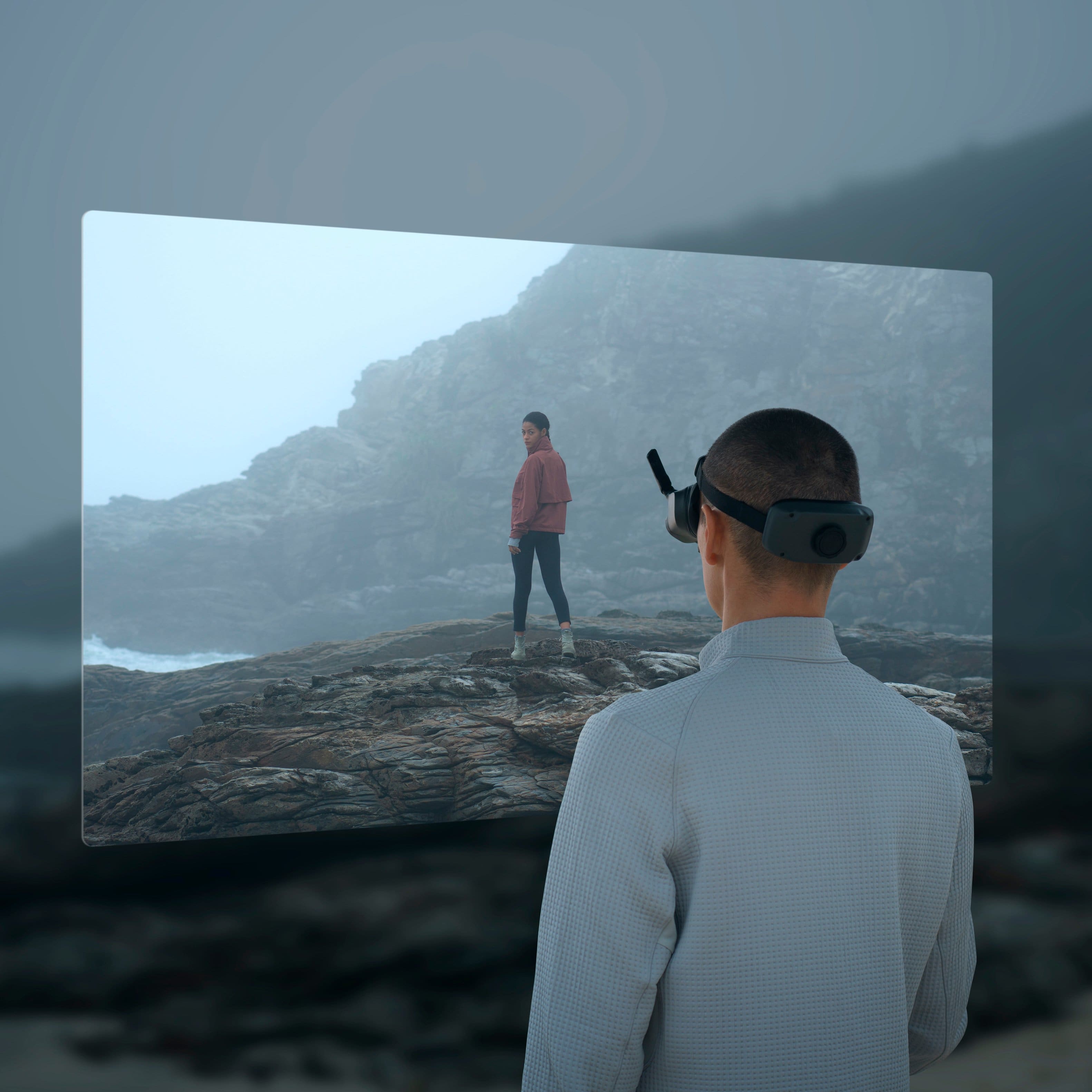 Alt View 17. DJI - Goggles 3 - Gray.