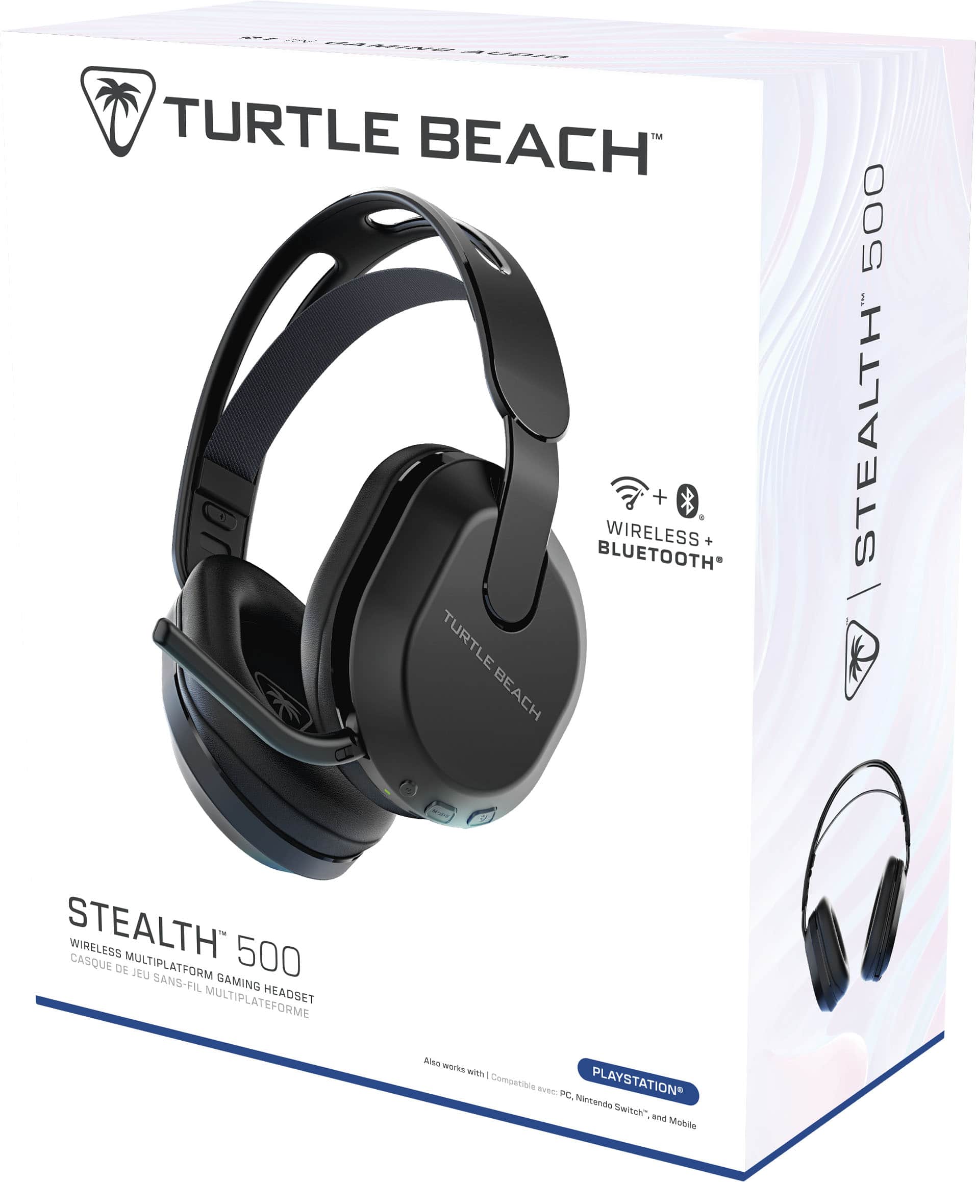 Alt View 21. Turtle Beach - Turtle Beach Stealth 500 Wireless Gaming Headset for PS5, PS4, PC, Nintendo Switch, & Mobile – 40-Hr Battery - Black.
