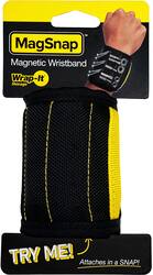 Wrap-It Storage - MagSnap Magnetic Wristband - Black - Angle_Zoom