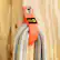 Alt View 16. Wrap-It Storage - Heavy-Duty Straps - (Assorted 6-Pack) - Hook and Loop Hanging Strap with Grommet - Blaze Orange.