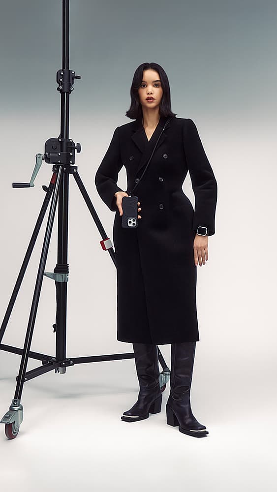 Alt View 16. CASETiFY - Essentials Ripple Case with MagSafe for Apple iPhone 15 Pro Max - White.