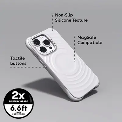CASETiFY Essentials Ripple Case with MagSafe for Apple iPhone 15 CASETiFY Essentials Ripple Case with MagSafe for Apple iPhone 15
