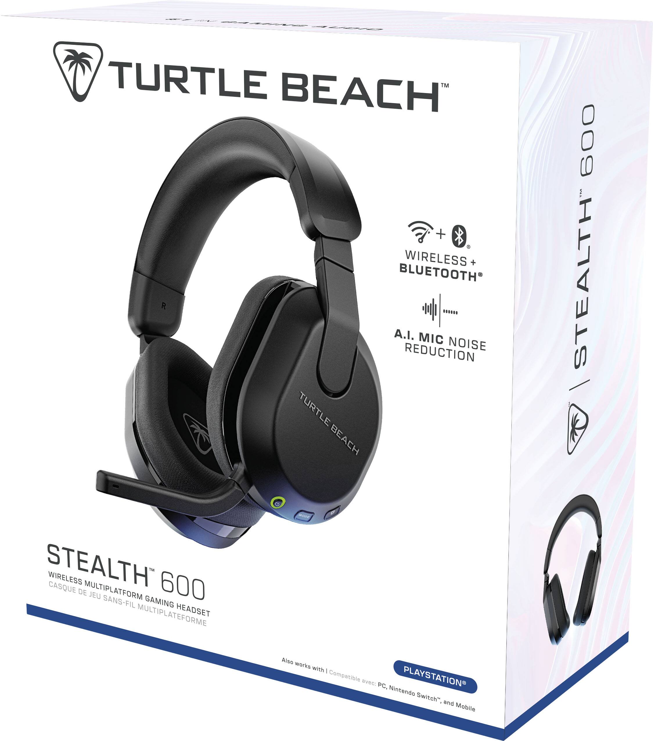 Alt View 21. Turtle Beach - Turtle Beach Stealth 600 Wireless Gaming Headset for PlayStation, PS5, PS4, Nintendo Switch, PC with 80-Hr Battery - Black.