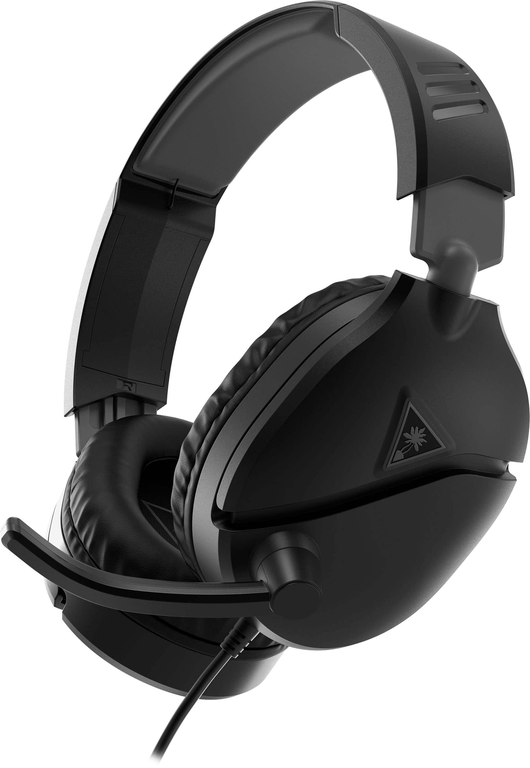Turtle Beach - Recon 70 Wired Over-Ear Multiplatform Gaming Headset for PS5, PS4, Xbox Series X|S, Xbox One, PC & Mobile - Black - Front_Zoom