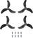 Alt View 12. DJI - Avata 2 Propellers - Black.