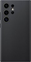 Samsung - Galaxy S24 Ultra Vegan Leather Case - Black - Front_Zoom