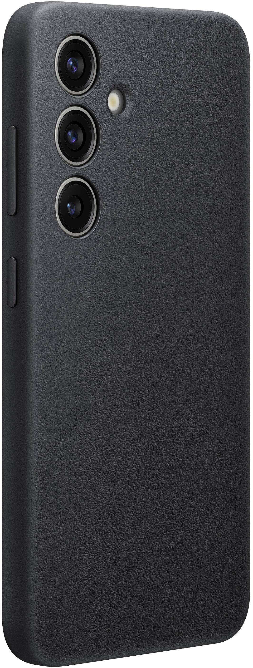 Alt View 12. Samsung - Galaxy S24 Vegan Leather Case - Black.