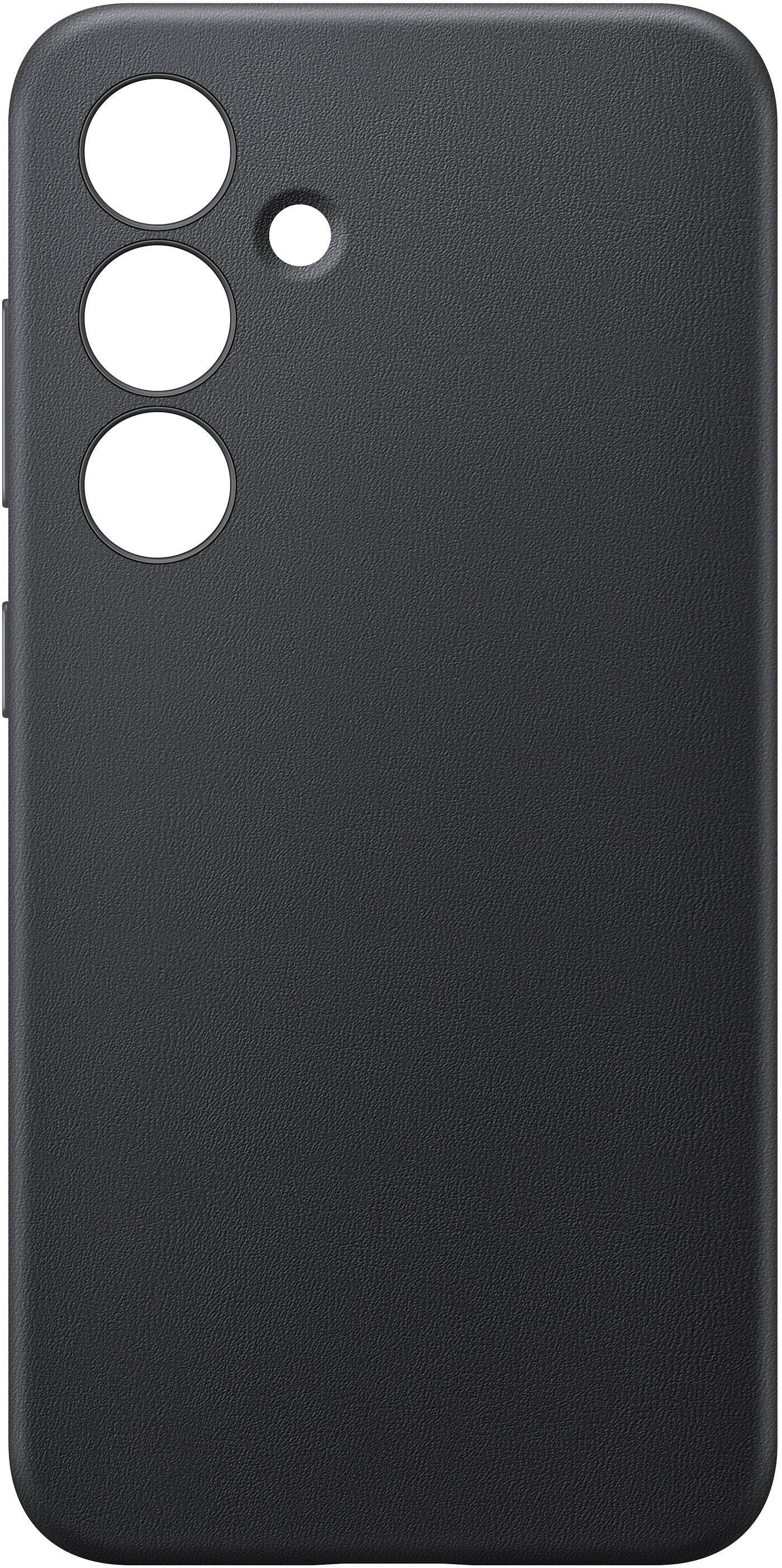 Alt View 14. Samsung - Galaxy S24 Vegan Leather Case - Black.