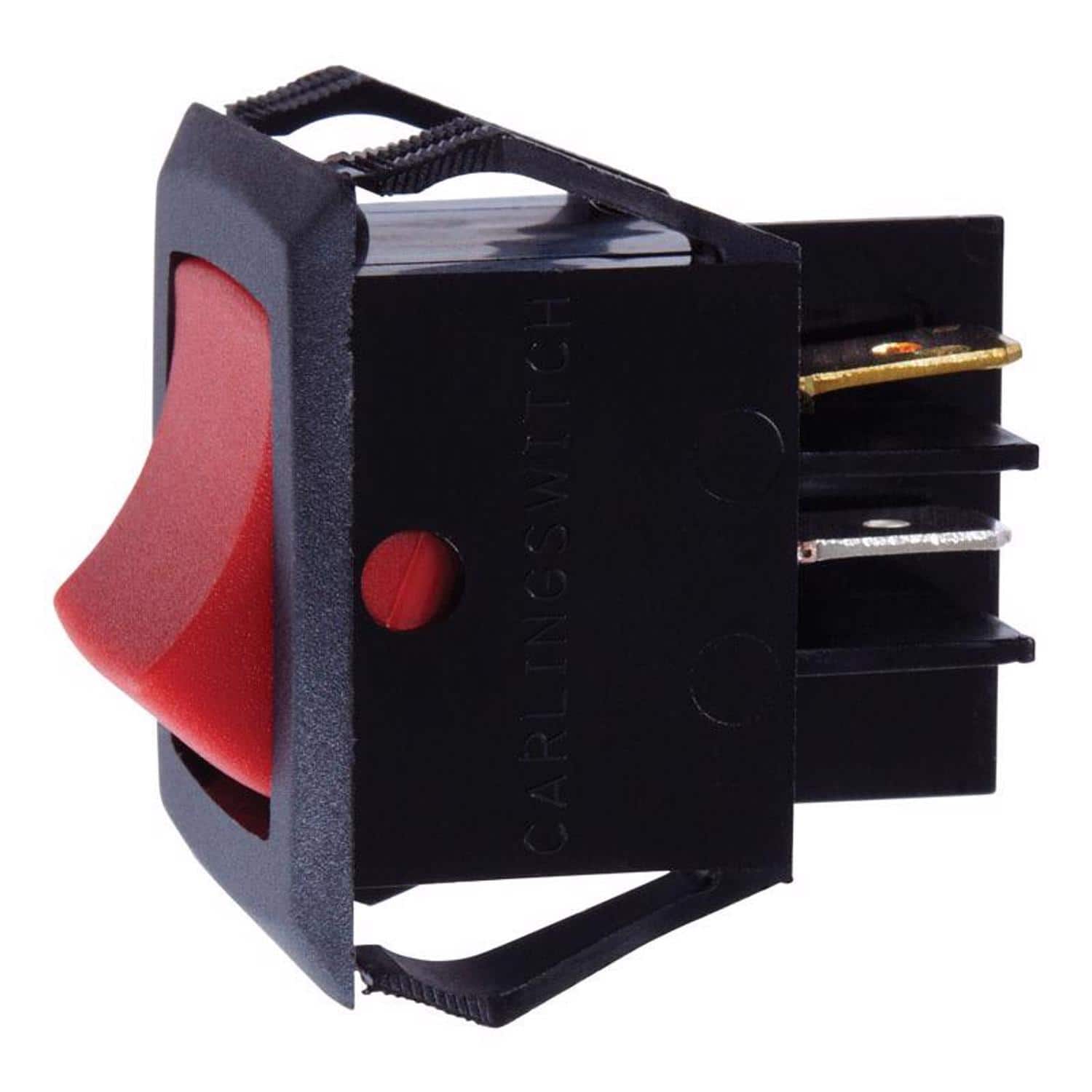 Jandorf - 20 amps Double Pole Rocker Power Tool Switch 1 pk - Black/Red