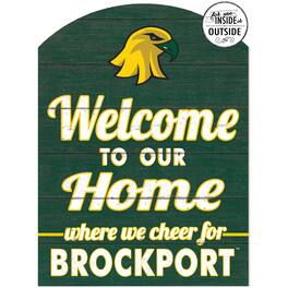 Jardine - SUNY Brockport Golden Eagles 16'' x 22'' Indoor/Outdoor Marquee Sign - Green