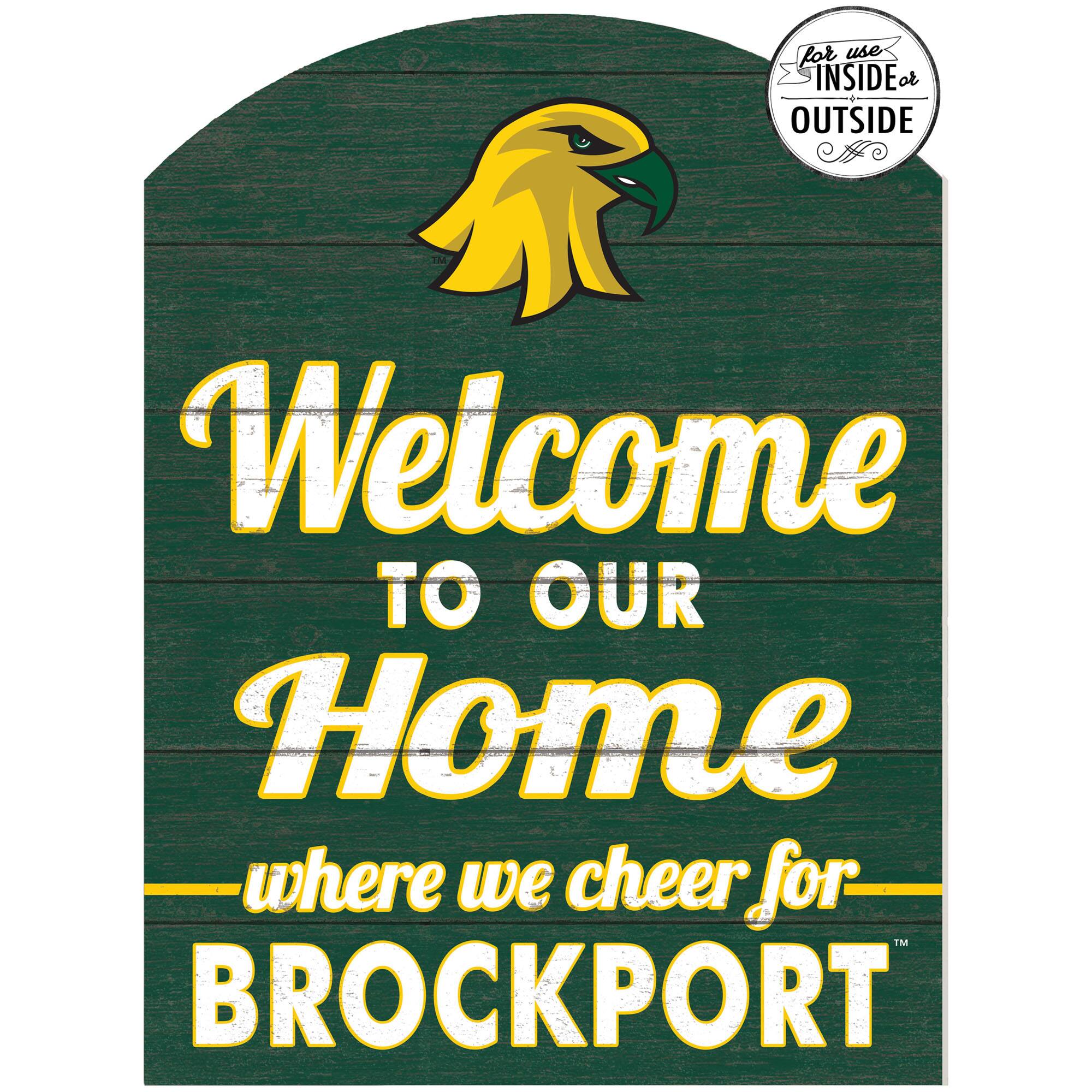 SUNY Brockport Golden Eagles 16'' x 22'' Indoor/Outdoor Marquee Sign