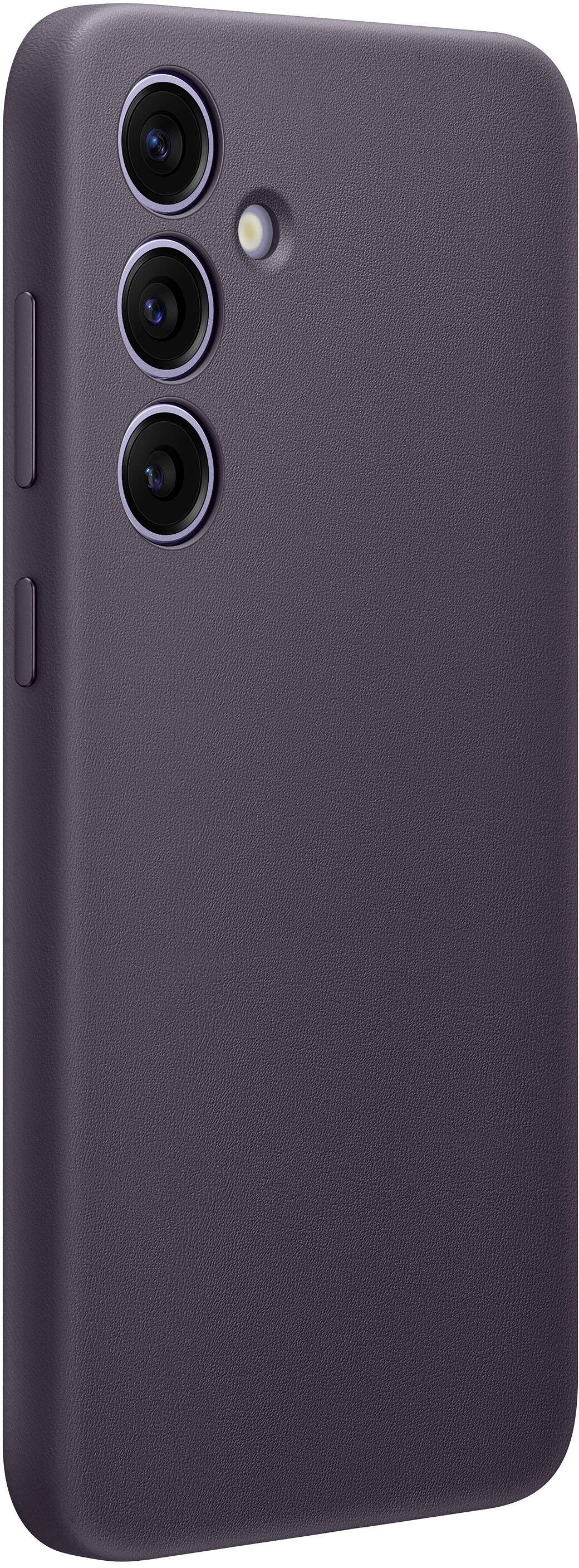 Alt View 12. Samsung - Galaxy S24+ Vegan Leather Case - Dark Violet.