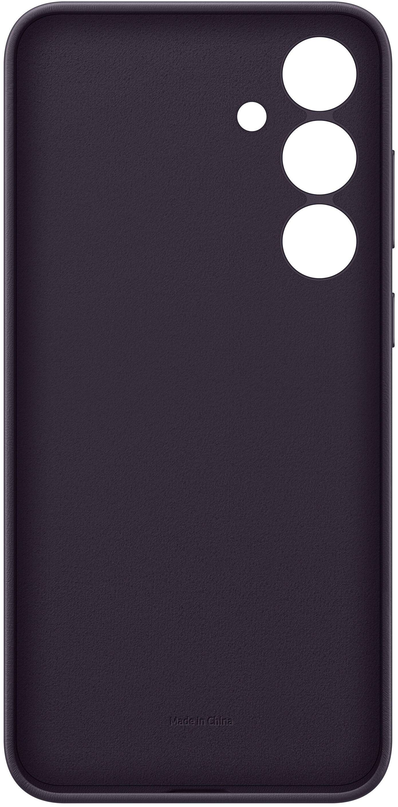 Alt View 13. Samsung - Galaxy S24+ Vegan Leather Case - Dark Violet.