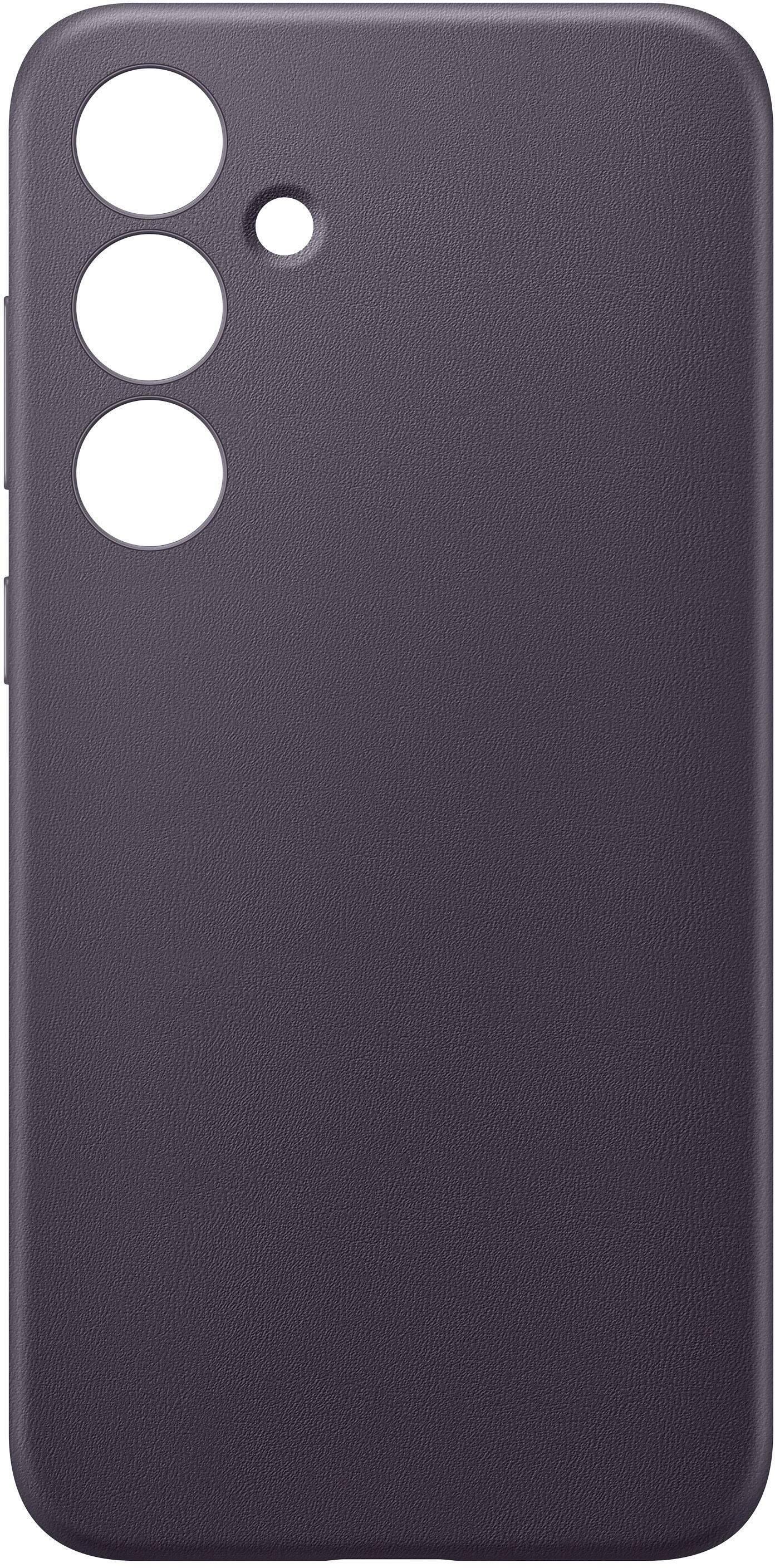Alt View 14. Samsung - Galaxy S24+ Vegan Leather Case - Dark Violet.