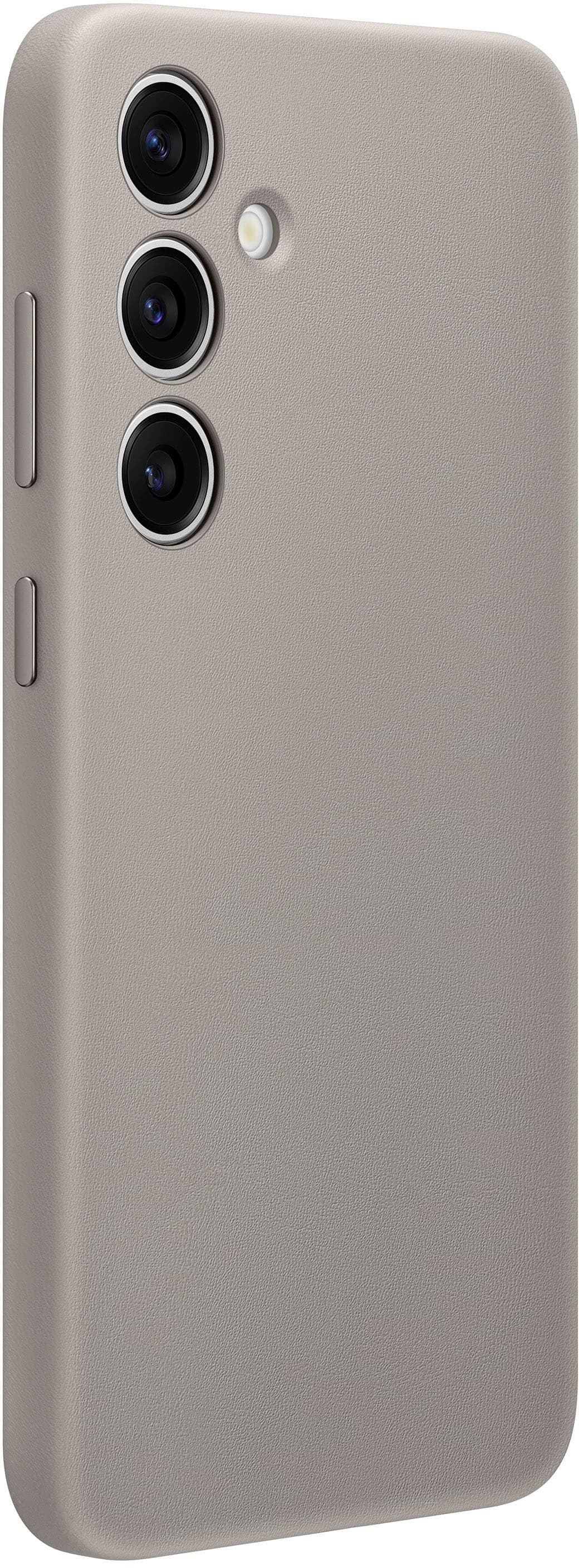 Alt View 12. Samsung - Galaxy S24+ Vegan Leather Case - Taupe.