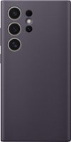 Samsung - Galaxy S24 Ultra Vegan Leather Case - Dark Violet - Front_Zoom