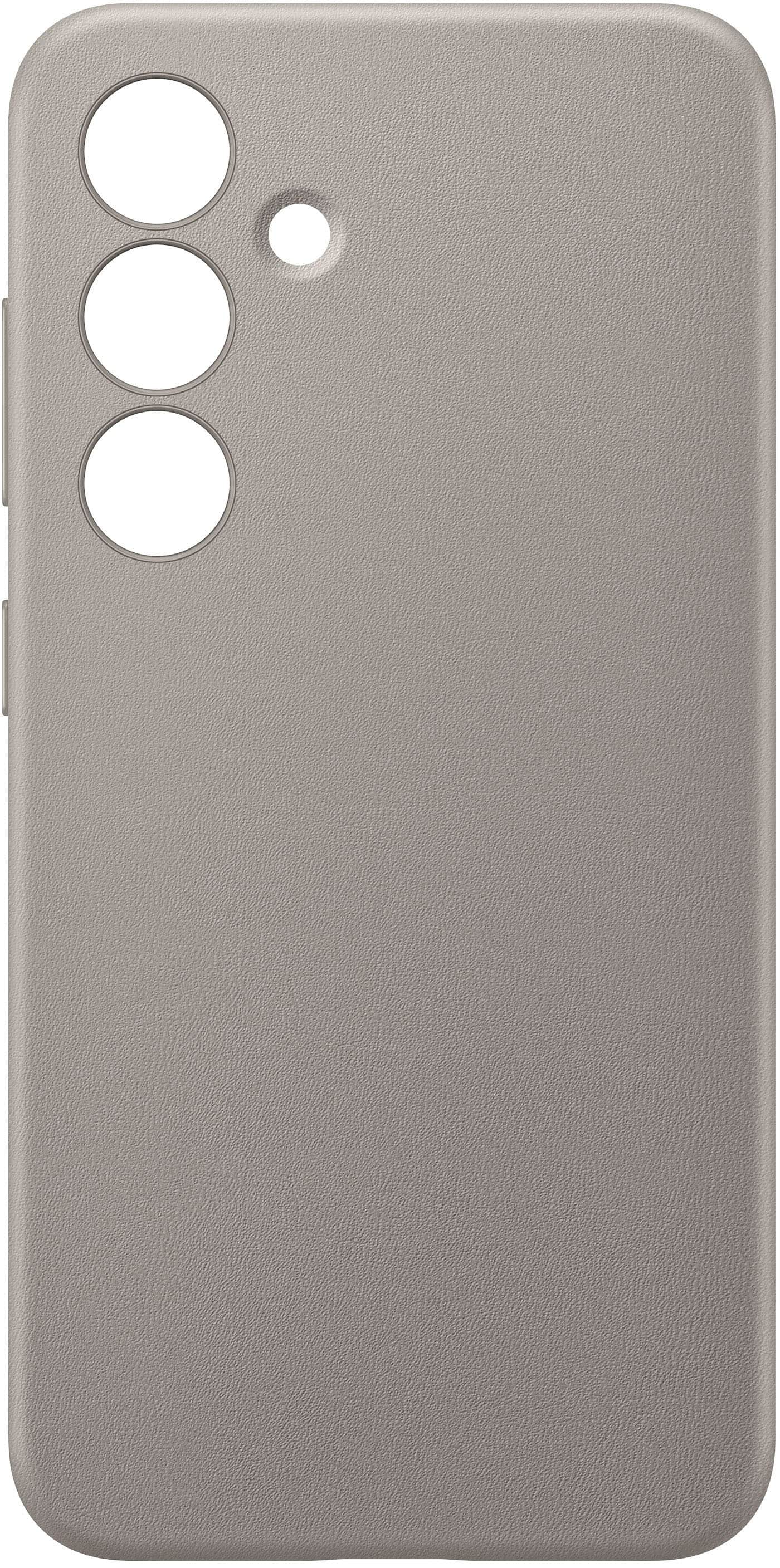Alt View 14. Samsung - Galaxy S24 Vegan Leather Case - Taupe.