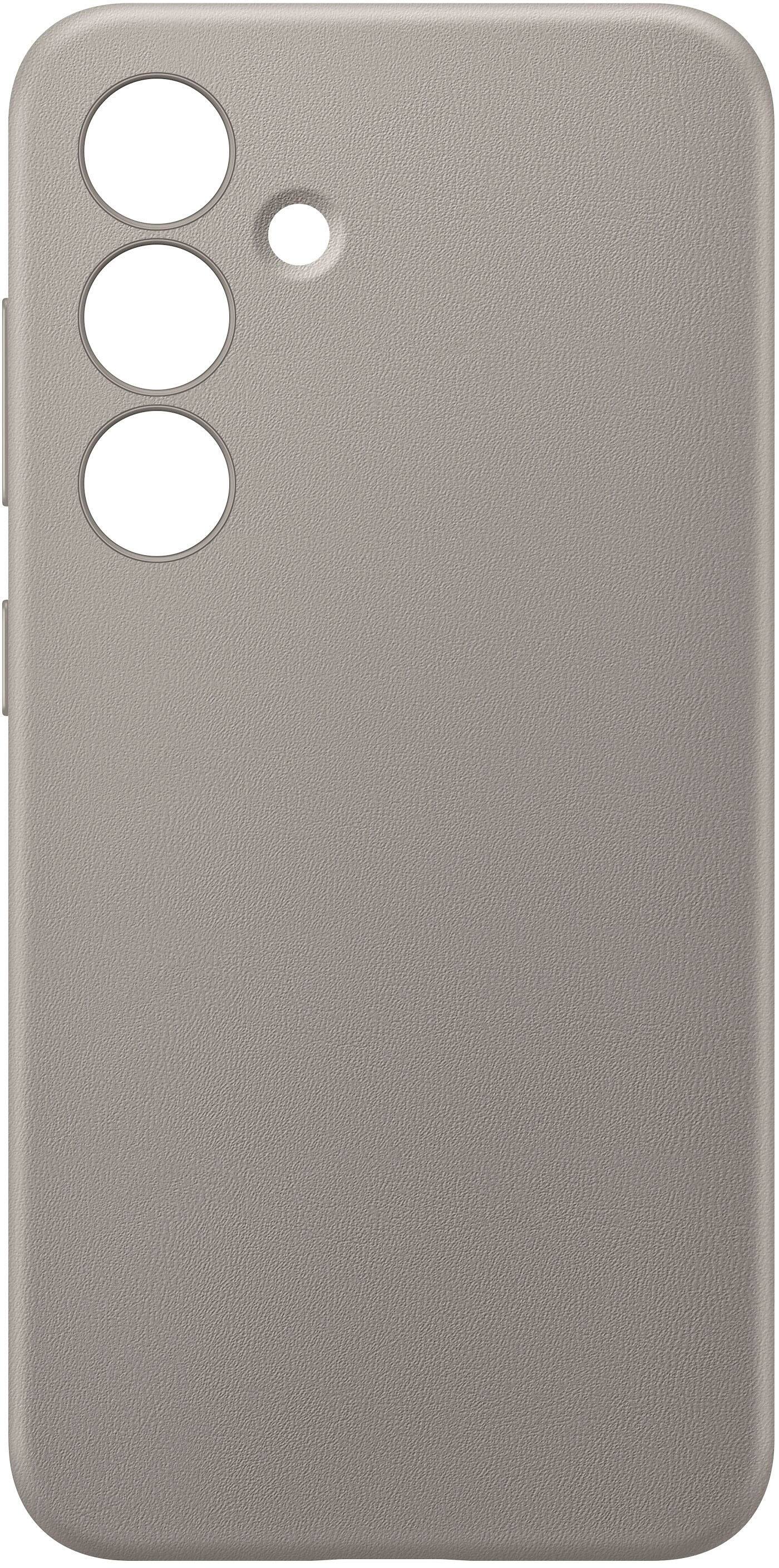 Alt View 14. Samsung - Galaxy S24 Vegan Leather Case - Taupe.