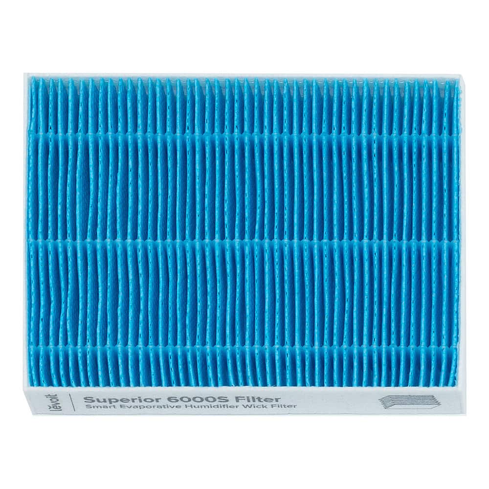 Front. Levoit - Superior 6000S Replacement Wick Filter - 4pk - Blue.