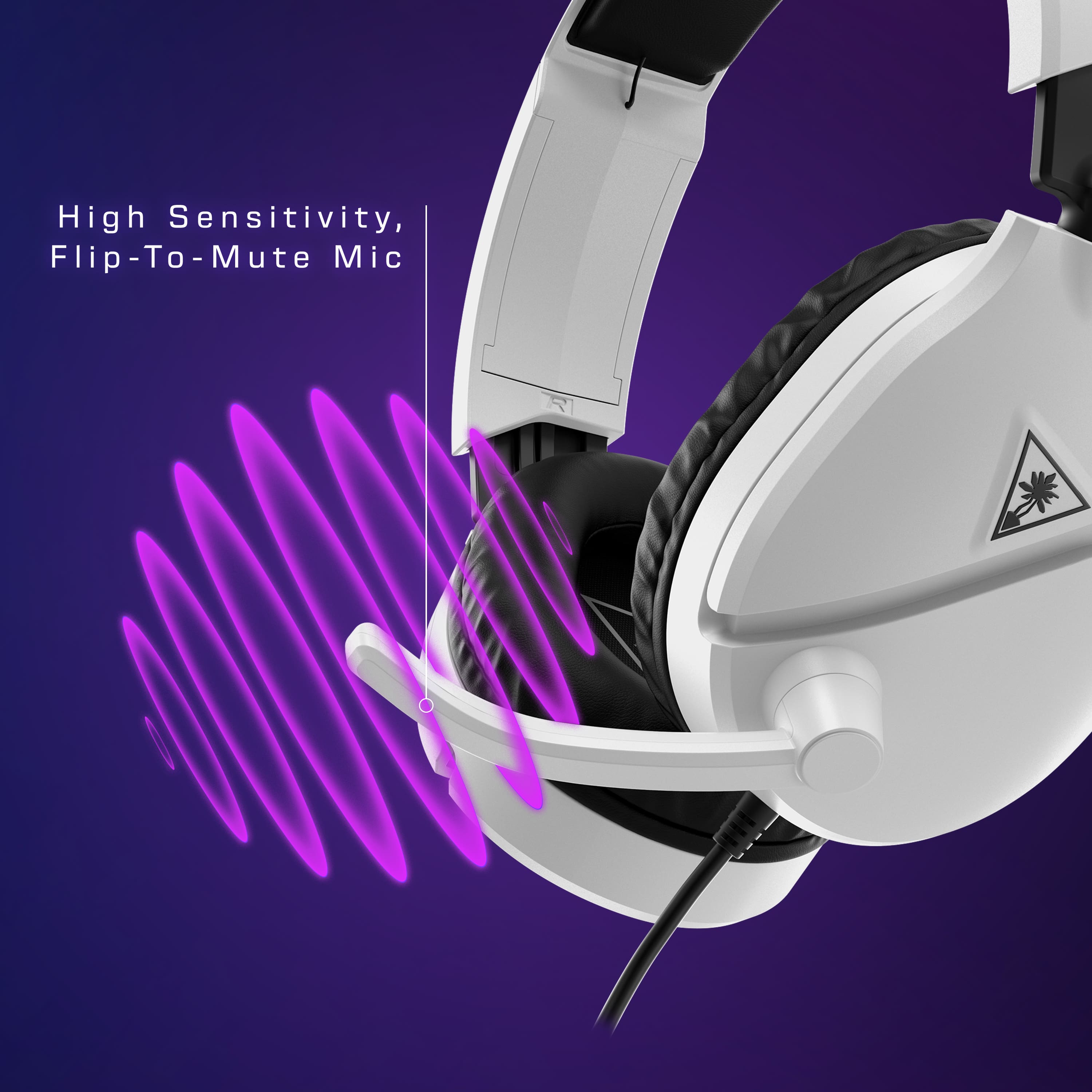 High Sensitivity, Flip-to-Mute Mic