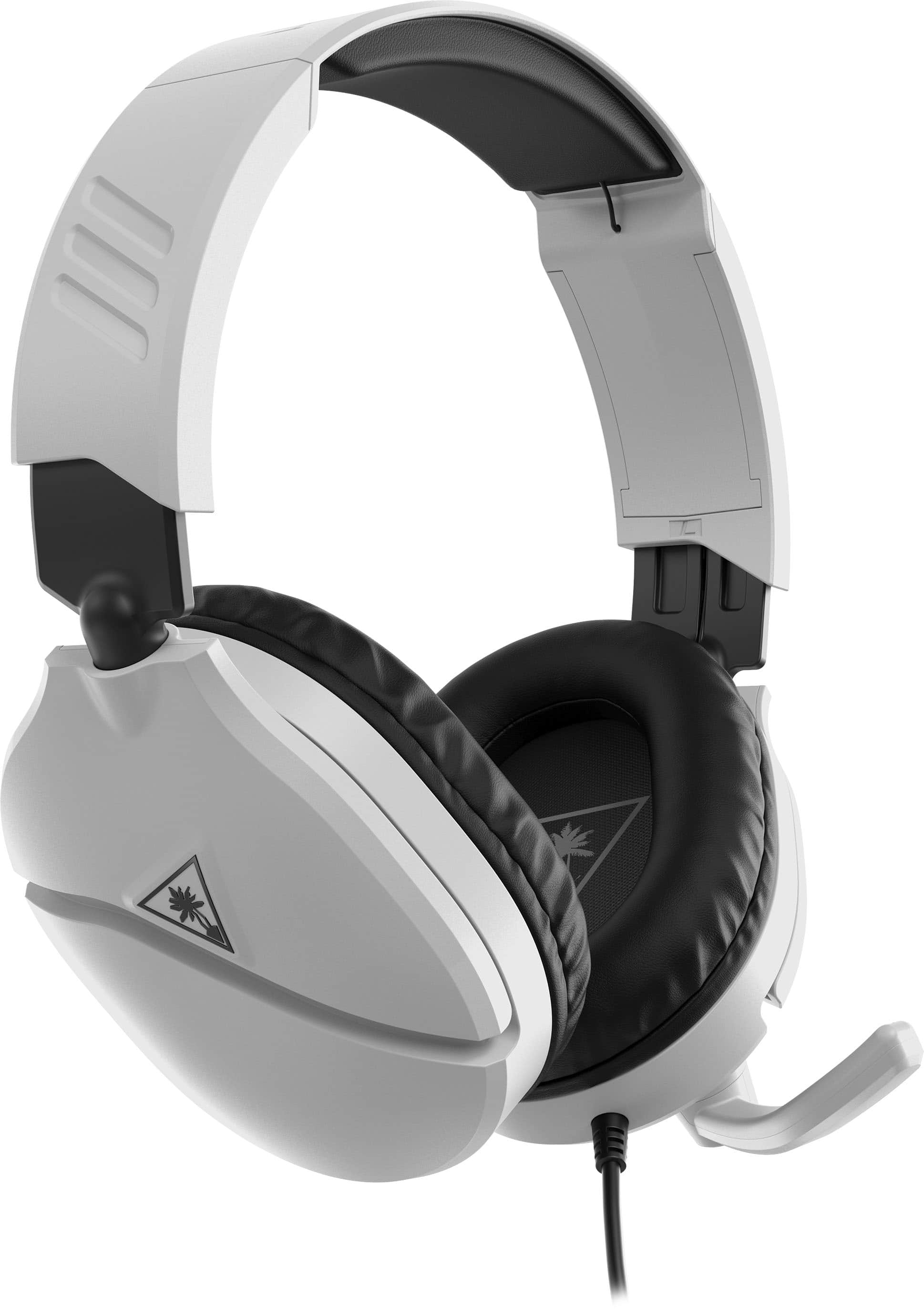 Left View: Turtle Beach - Recon 70 Gaming Headset for Xbox Series X|S, Xbox One, PS5, PS4, Nintendo Switch, PC & Mobile w 3.5mm Wired Connection - White