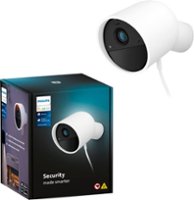 Philips - Hue Wired Security Camera - White - Front_Zoom