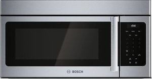 Bosch - 300 Series 1.6 Cu. Ft. Over-the-Range Microwave - Stainless Steel - Front_Zoom