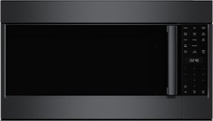 Bosch - 800 Series 1.8 Cu. Ft. Convection Over-the-Range Microwave - Black Stainless Steel - Front_Zoom