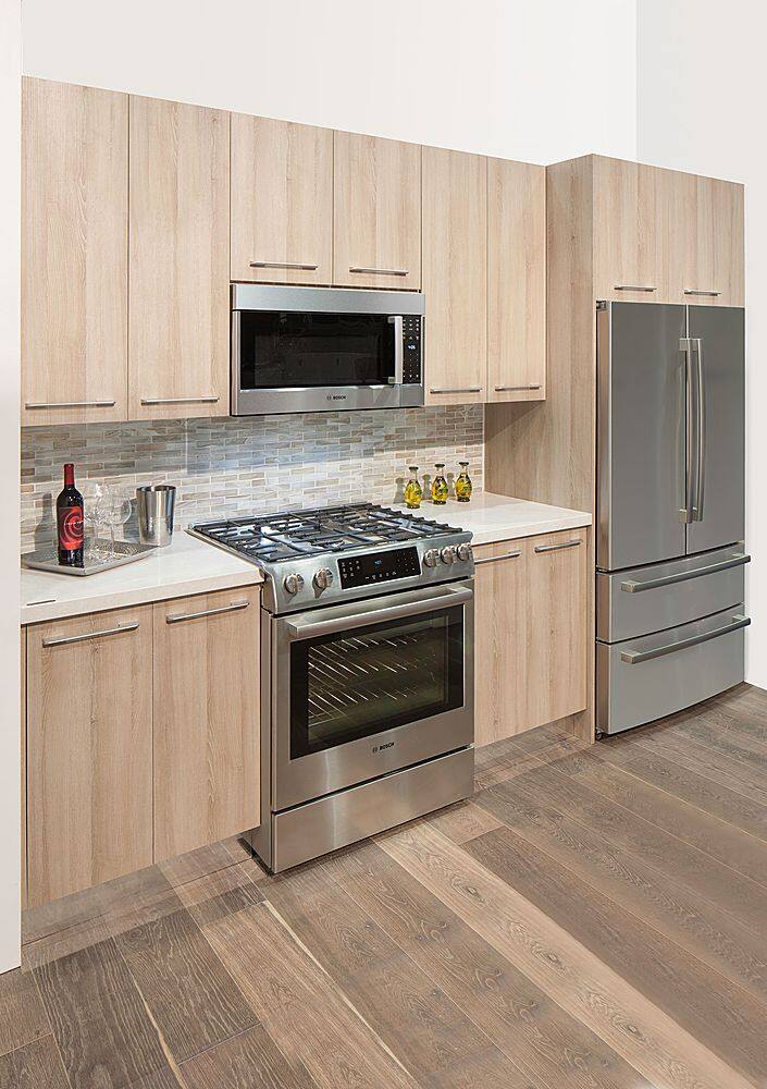 Alt View 11. Bosch - Benchmark Series 1.8 Cu. Ft. Convection Over-the-Range Microwave with Sensor Cooking - Stainless Steel.