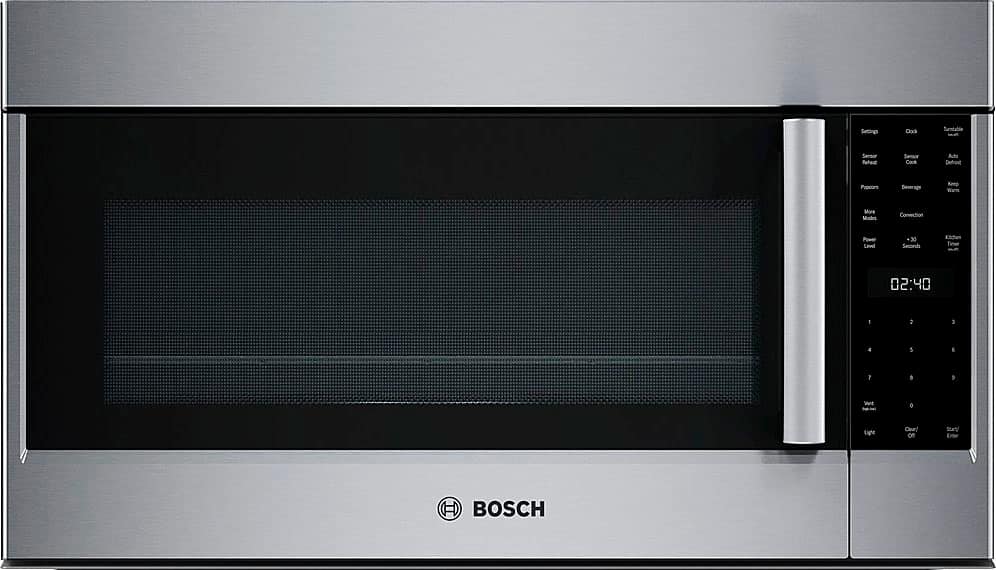 Bosch - 800 Series 1.8 Cu. Ft. Convection Over-the-Range Microwave with Sensor Cooking - Stainless Steel