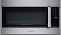 Bosch - 800 Series 1.9 Cu. Ft. Convection Over-the-Range Microwave with Sensor Cooking - Stainless Steel