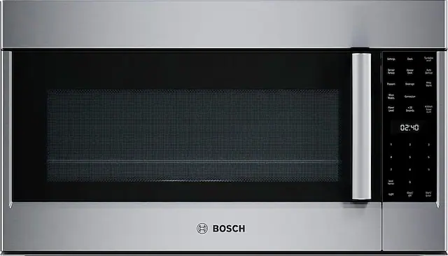Bosch - 800 Series 1.8 Cu. Ft. Convection Over-the-Range Microwave with Sensor Cooking - Stainless Steel